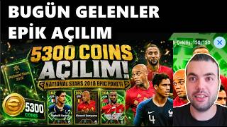 BUGÜN GELENLER🔥2018 DÜNYA KUPASI EPİK PAKET AÇILIMI (5300 COINS) | FESTİVAL (eFootball 2026 Mobile)