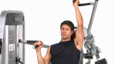 Reciprocating, Close Grip Shoulder Press - Cybex Eagle Shoulder Press