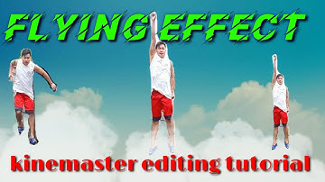 how to edit superhero flying and landing effect/kinemaster tutorial