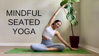 Mindful Seated Yoga | 25 Min Beginner Friendly Stretches - All Levels screenshot 1