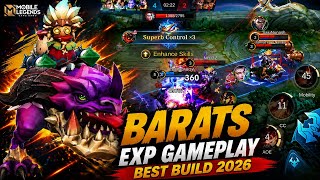 BARATS EXP GAMEPLAY  BEST BUILD 2026 | EASY SOLO CARRY! 