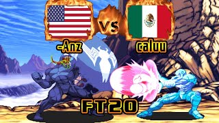 Marvel VS Capcom - -Anz (USA) VS (MEX) caluu [mvsc] [Fightcade] [FT20] マーベルvsカプコン