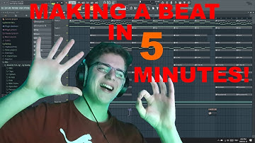 Making An Ambient Trap Beat in 5 MINUTES! 🔥⏱(FL Studio Beatmaking Challenge)🎶