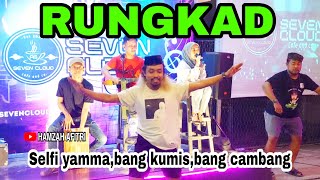 Selfi yamma Rungkad bersama bang kumis vs bang cambang di seven cloud Cafe cabbenge