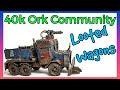 40k Ork Community Showcase - Looted Wagons