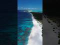 Long Beach w pobliżu Poland na wyspie Kiritimati, Kiribati
