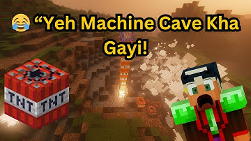 Minecraft ⛏️😱 Auto Cave Banane Wali Machine!