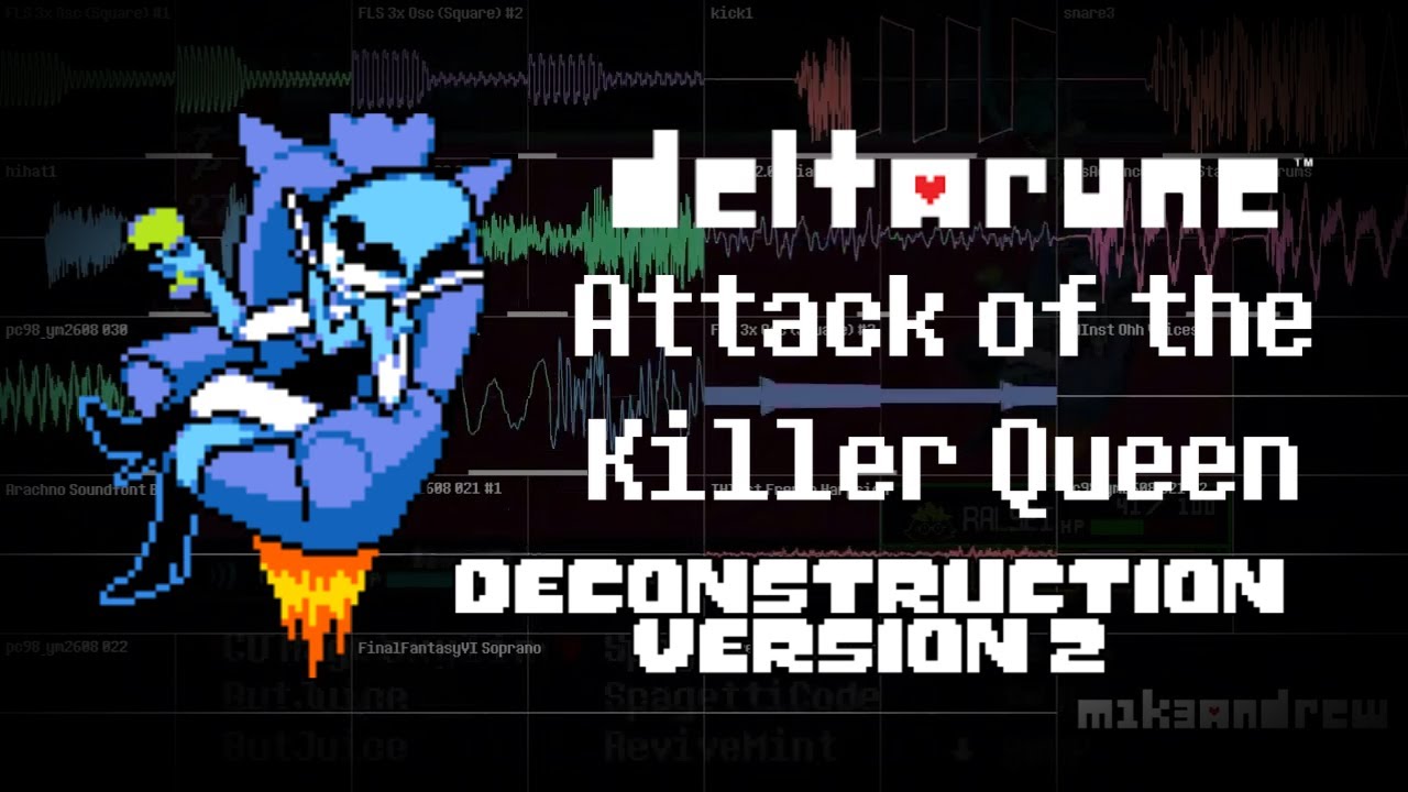 Deltarune Chapter 2 OST: 32 - Attack of the Killer Queen (Deconstruction)
