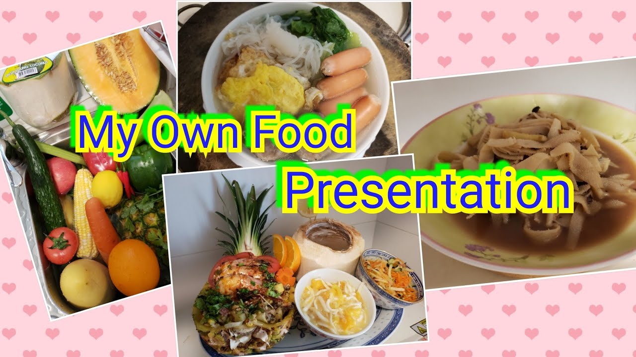 My Own Food Presentation. YouTube