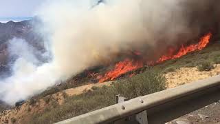 Incendio en la cumbre de gran canaria 20 septiembre 2017