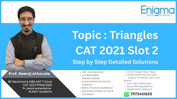 Geometry Mensuration Easy   CAT 2021 Slot 2