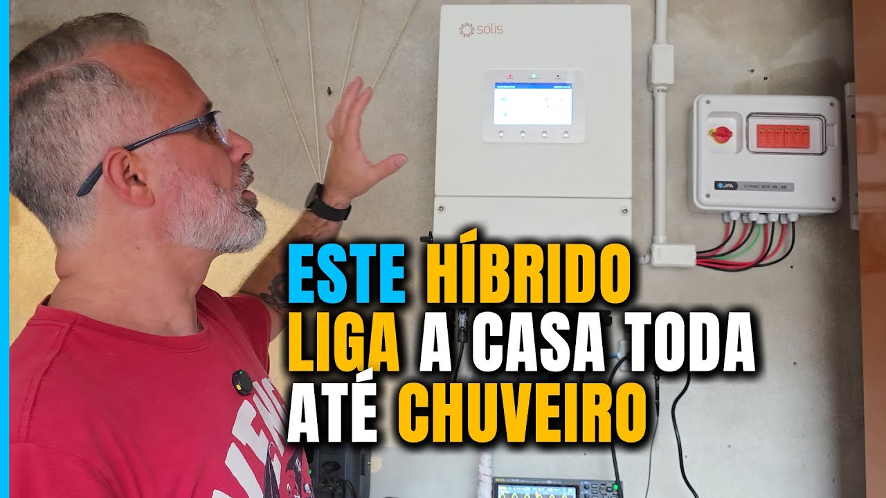 Híbrido SOLIS 8kW Liga TODA Casa, Torneira QUENTE, Chuveiro 100% Off Grid | Parte 9 | Eduardo Aquino