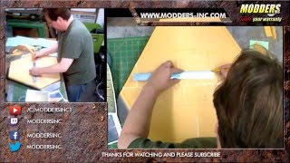 Creating the side panels for the Alienware case mod contest