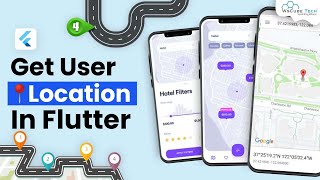 How to Get User's Current Location Address in Flutter App | Geolocator Package Tutorial screenshot 1