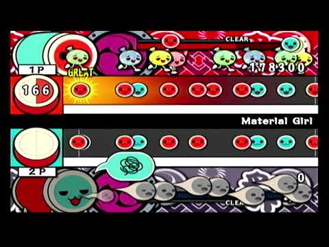 【太鼓の達人TDM】Material Girl(1P) 全良