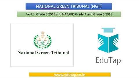 National Green Tribunal explained for RBI and NABARD 2018