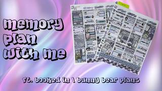 Memory Plan With Me | Booked In [Bunny Bear Plans]