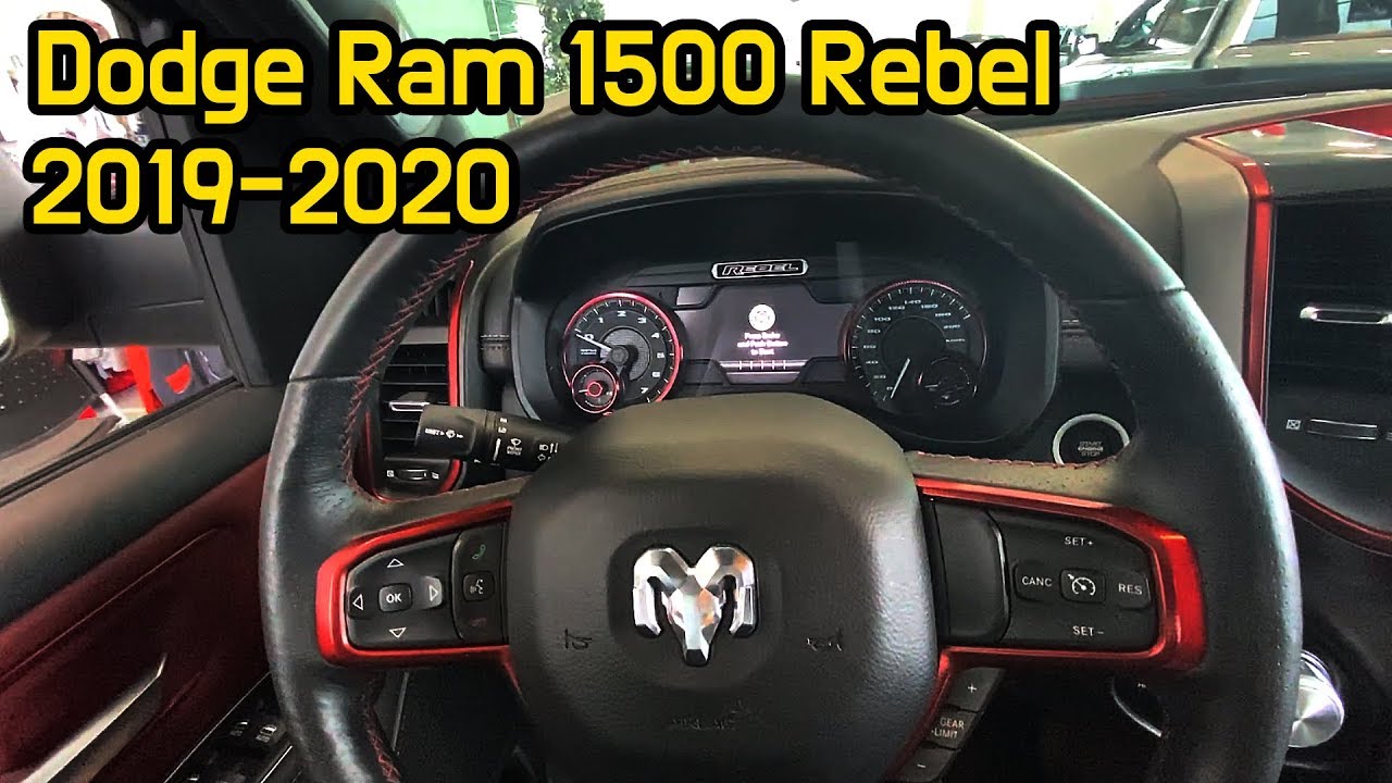 2019 2020 Dodge Ram 1500 Rebel Interior