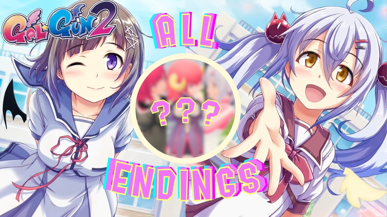 Getting ALL ENDINGS in Gal*Gun 2!! (kind of)