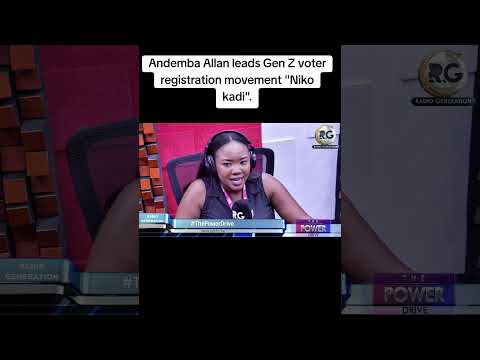 Andemba Allan Leads Gen Z Voter Registration Movement
