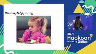MLH Hackcon VII: Documentation Doesn't Stop at Development - Anita Tse