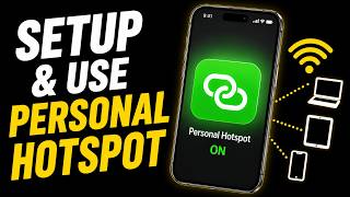 How to Setup and USE Personal Hotspot on iPhone? Share Internet on iPhone