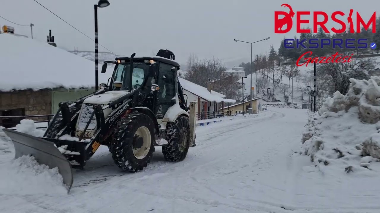 Pülümür’de Kar Yağışı ve Buzlanma Kazalara Neden Oldu