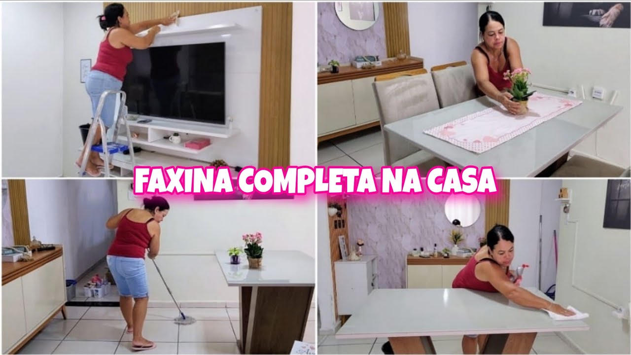 FAXINA COMPLETA NA CASA ✨️ + DECORAÇÃO chegou Comprinha da Shopee 