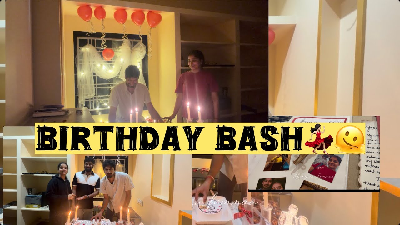 Birthday bash 😍✨|husband bigDay🥳|surprise ✨