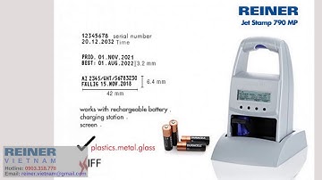 Máy in date cầm tay thương hiệu Reiner, made in Germany (REINER Vietnam)