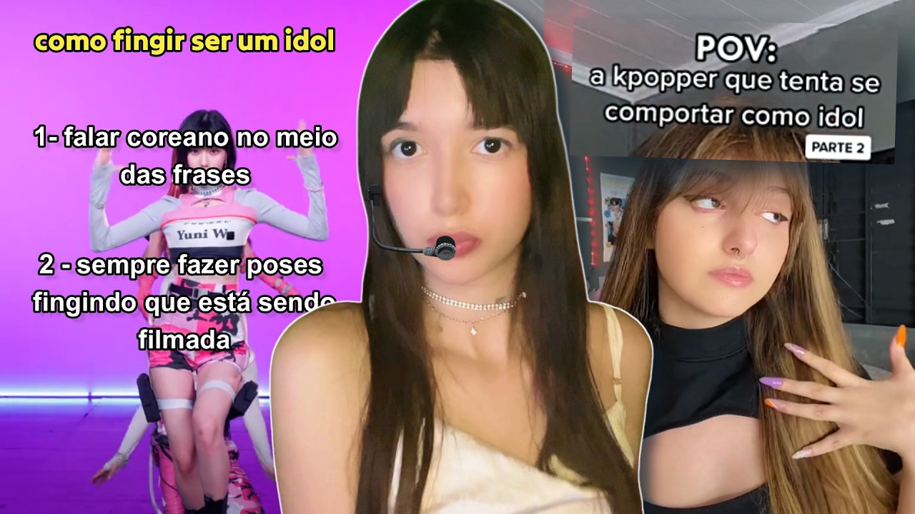 o MUNDO das kpoppers que FINGEM ser IDOLS COREANAS