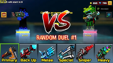 Pixel Gun 3D - Random Duel #1 [Cyber Mode]