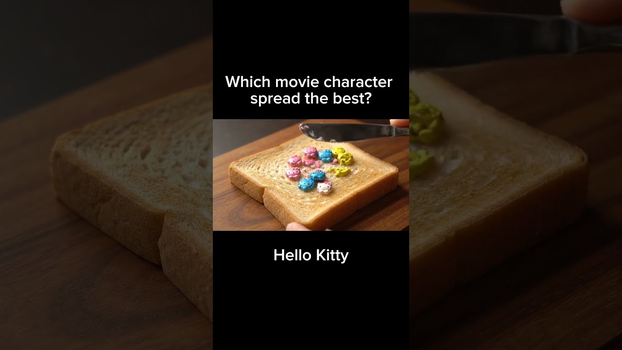 AI ASMR Spreading Movie Characters On Toast Ai Asmrrelaxation Asmr Relaxing Aiasmr