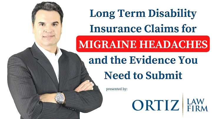 Long Term Disability Insurance Claims - Benefits for a Migraine Headache Disorder
