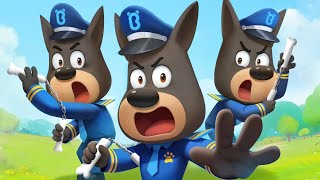 Dobie&#39;s Nunchucks | Funny Cartoons for Kids | Sheriff Labrador Police Cartoon