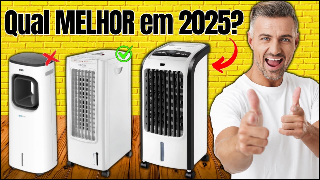 Os 5 Melhores Climatizadores De Ar 2025 // Custo Benefício, Para Quarto ...