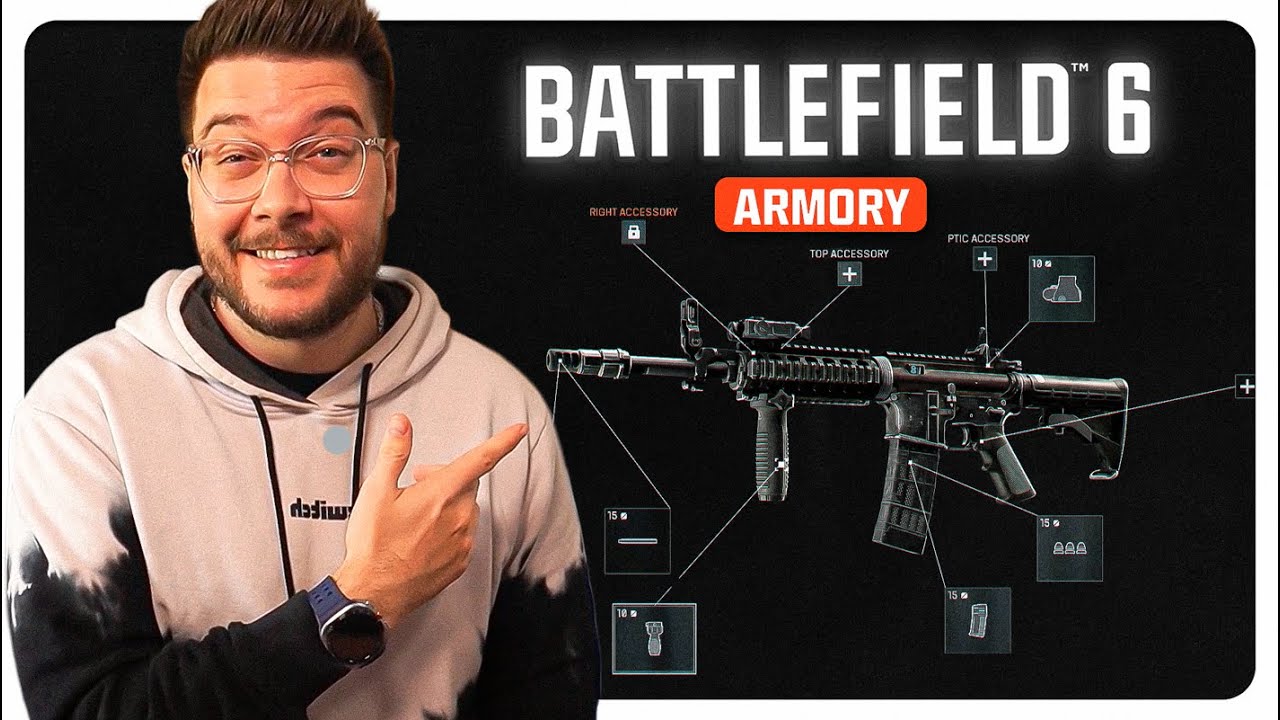 BATTLEFIELD 6: Ultimátní PRŮVODCE ATTACHMENTY! (TOP loadouty, které musíš zkusit)