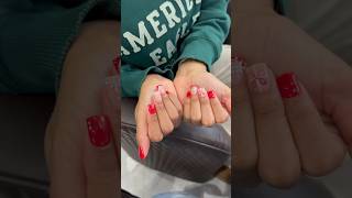 Christmas nails with my daughter ❤️🎄