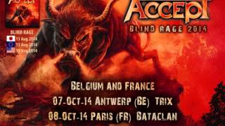 Accept - Blind Rage World Tour Trailer 2014 Featuring The Song Final Journey