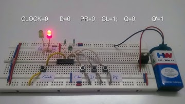D Flip flop Circuit, Truth Table & Working