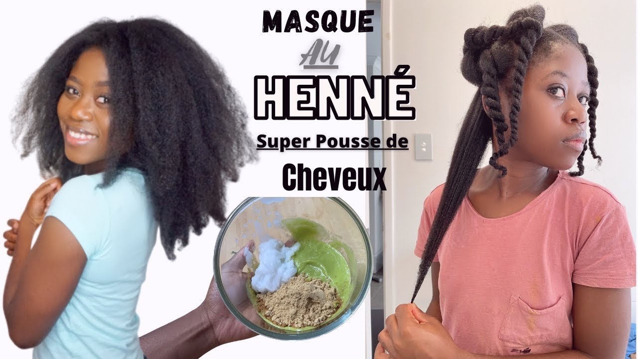 UTILISEZ CE MASQUE AU HENNÉ 2X PAR MOIS & CHANGEZ VOS CHEVEUX POUR