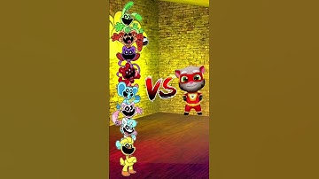 Smiling Critters Vs Talking Tom Hero Dash #shorts #smilingcritters #talkingtomherodash