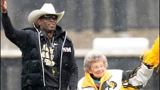 Deion Sanders loves 98 Year Old Colorado Super Fan Ms. Peggy