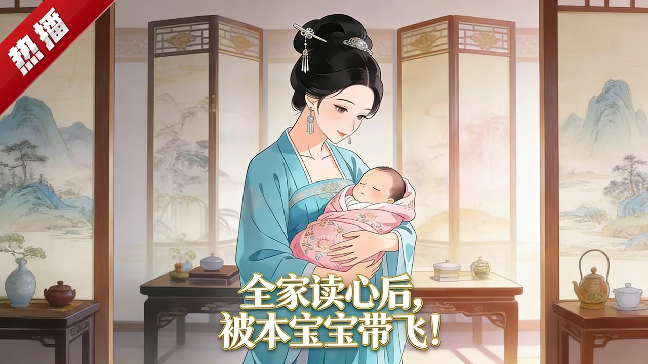 MULTI SUB《全家读心后，被本宝宝带飞》小采薇降生那日，她的心声竟然能让母亲苏温洛听见。从此苏温洛凭借女儿的心声，开始步步筹谋，揭穿阴谋！ #AI #动漫 #无尽动漫社