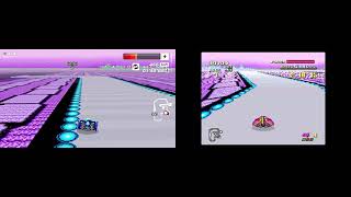 F-Zero White Land 2 jump gap comparison (SNES Vs 99)