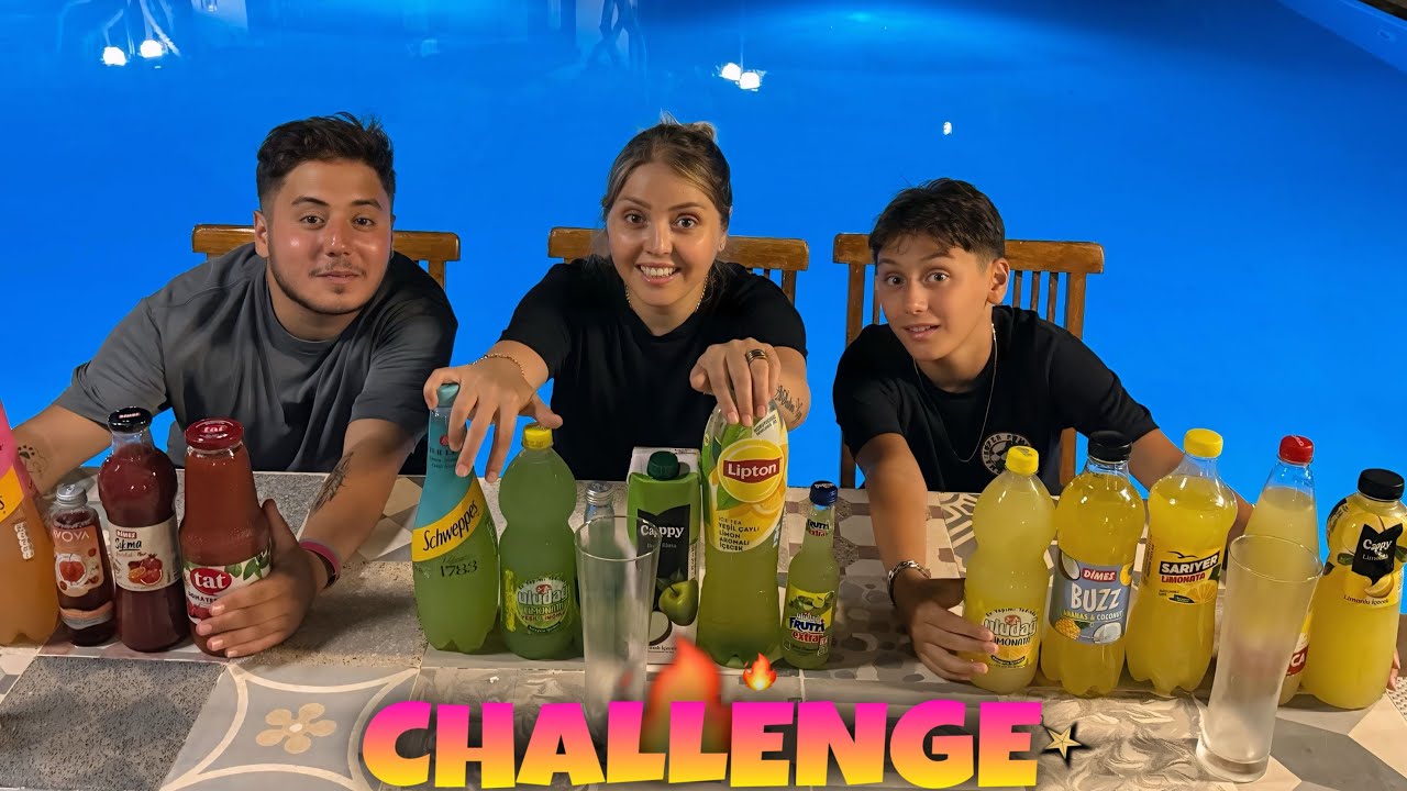 TEK RENK İÇECEK CHALLENGE!!