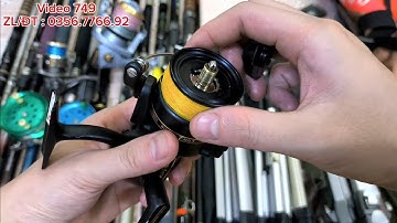 Video 749 : Túi Đựng Cần Camping - Máy Câu Lure Lóc Daiwa - Máy Câu Cổ Sưu Tầm Đổi Tay Trái Phải