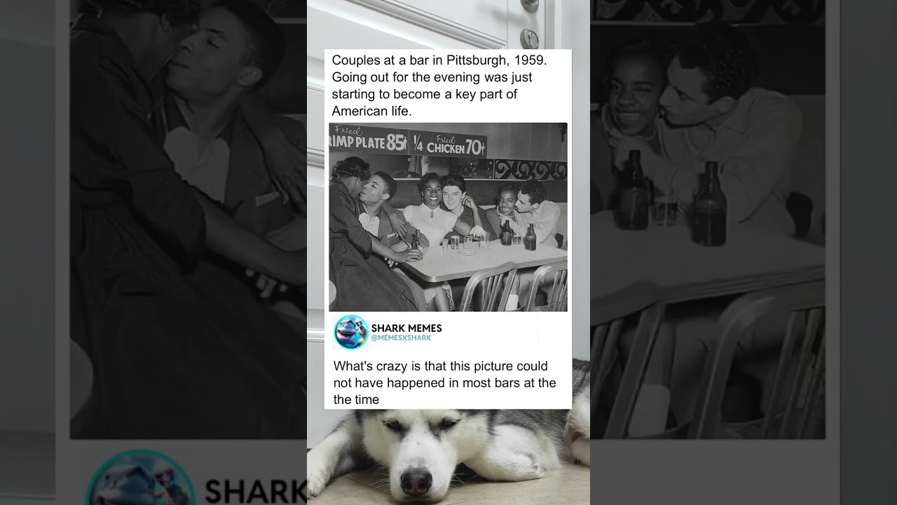 Эта фотография бара 1959 года скажет больше, чем любая историческая книга 📸