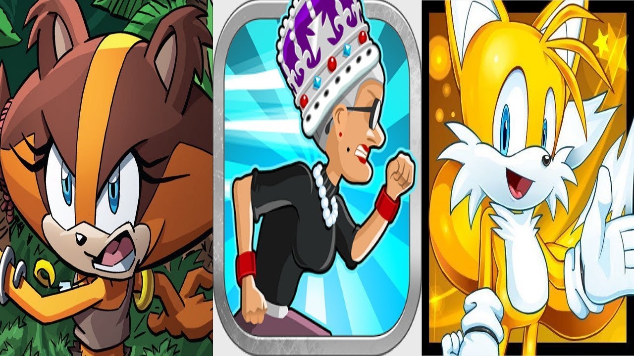 Sonic Dash 2 Sonic Boom Sticks VS Angry Gran Run VS Sonic Boom Tails | Android iPad iOS Gameplay