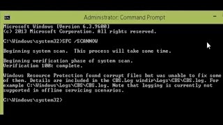 [how to] fix : windows resource protection found corrupt files